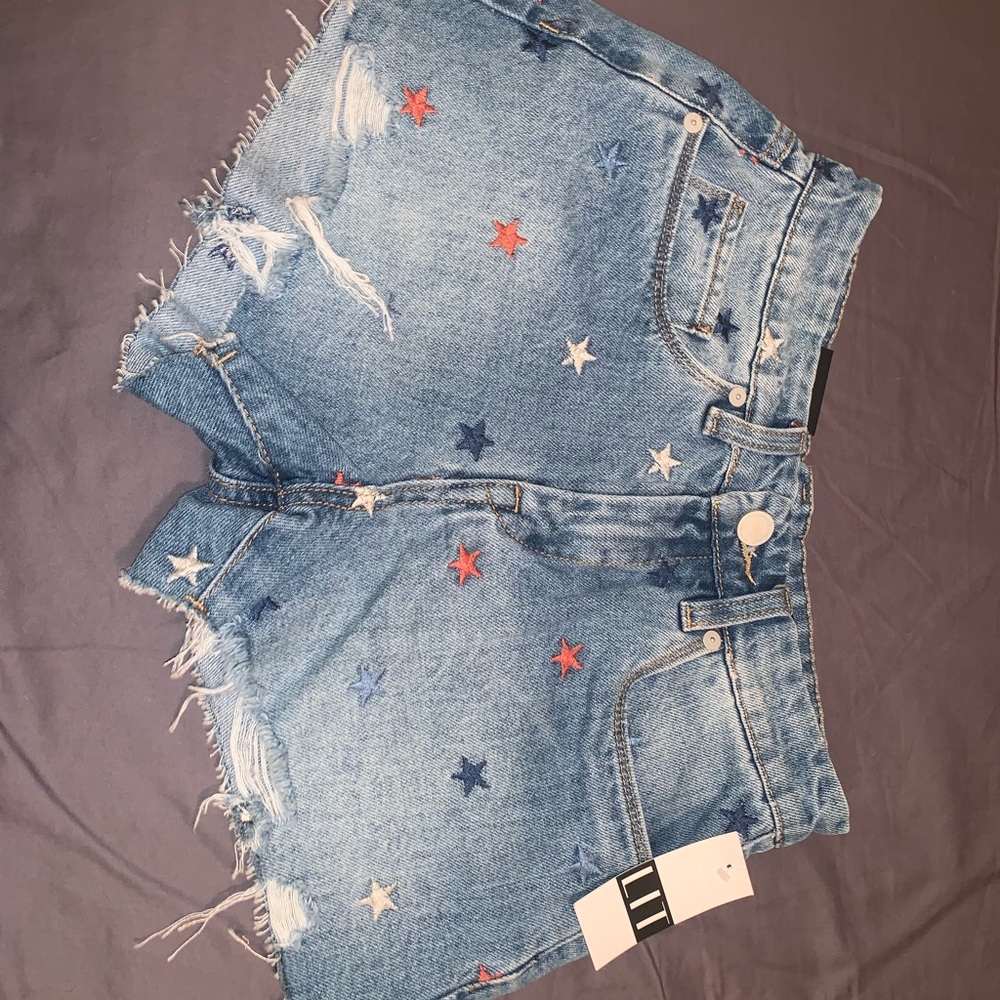 High rise denim shorts Size 24